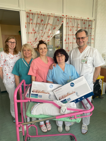 Monitory dychu poslúžia deťom na novorodeneckom oddelení - NsP Sv. Jakuba, n.o., Bardejov.