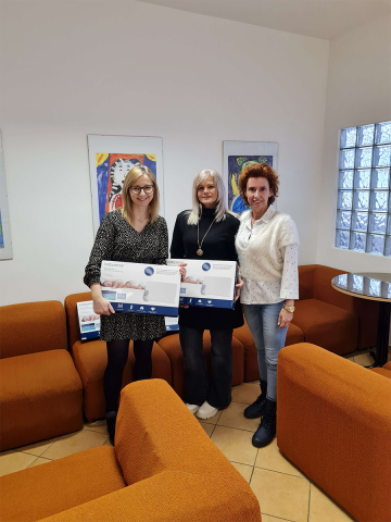 Päť nových monitorov dychu bolo darovaných do Centra pre deti a rodiny v Bratislave.