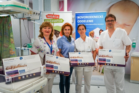 Novorodenecké oddelenie v Košiciach dostalo nové monitory dychu