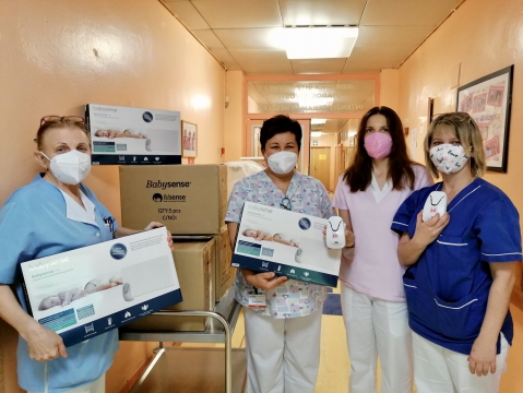 Monitory poslúžia deťom v Neonatologickej klinike – Fakultnej nemocnice s poliklinikou v Nových Zámkoch.