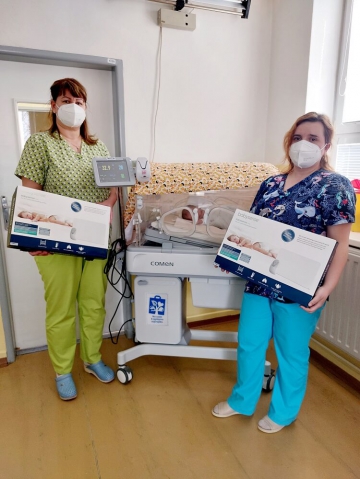 Nemocnica v Žiari nad Hronom dostala pre novorodencov monitory dychu.