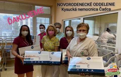 Kysucká nemocnica Čadca má na novorodeneckom oddelení monitory dychu Babysense vďaka TIPOS.